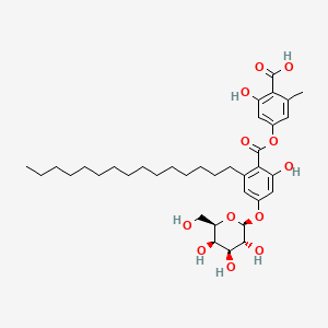 Chemical structure of Aquastatin A