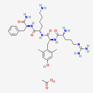 Chemical structure of MTP 131 (acetate)