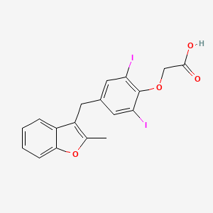 Chemical structure of KB-130015