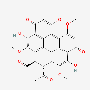 Chemical structure of Elsinochrome A