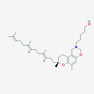 Chemical structure of 28-(Poc-amino)betulin