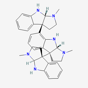 Chemical structure of Hodgkinsine