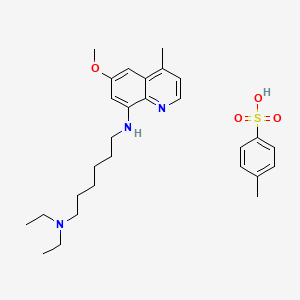 Chemical structure of Sitamaquine (tosylate)