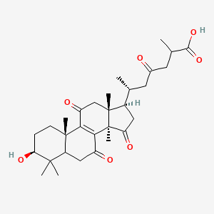 Chemical structure of Ganoderic Acid C1