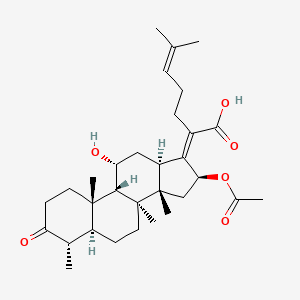 Chemical structure of 3-keto Fusidic Acid