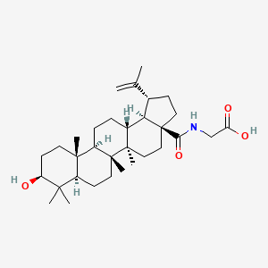 Chemical structure of Betulinic glycine amide