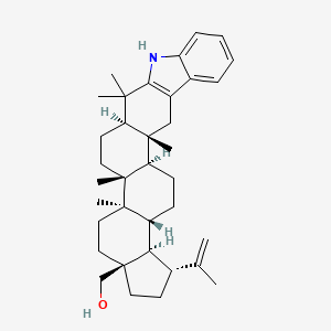 Chemical structure of 2,3-Indolobetulin