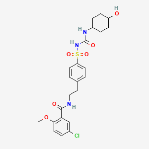 Chemical structure of 4'-Hydroxyglibenclamide