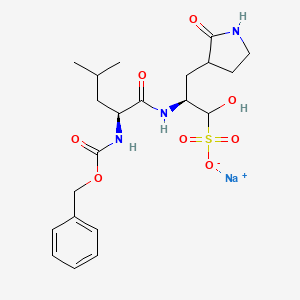 Chemical structure of GC376 (sodium salt)