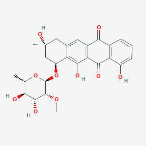 Chemical structure of Aranciamycin A