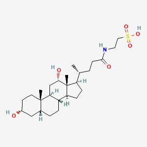 Chemical structure of Taurodeoxycholic Acid