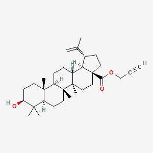 Chemical structure of Betulinic Acid propargyl ester