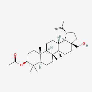Chemical structure of 3-Acetyl Betulin