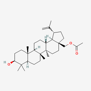 Chemical structure of 28-Acetylbetulin