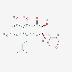 Chemical structure of Neosartoricin B