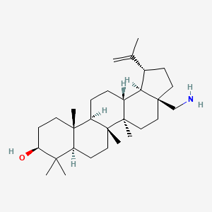 Chemical structure of 28-Aminobetulin