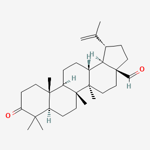 Chemical structure of Betulonal