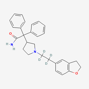 Chemical structure of Darifenacin-d4
