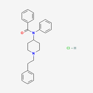 Chemical structure of Phenylfentanyl hydrochloride