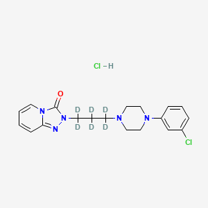 Chemical structure of Trazodone-d6 hydrochloride