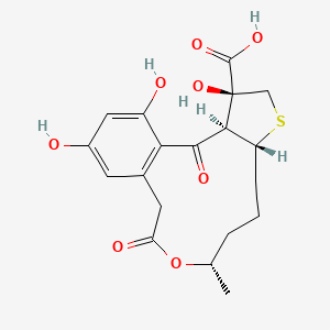Chemical structure of Cyclothiocurvularin A
