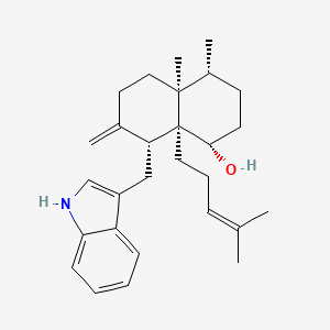 Chemical structure of (+)-Anominine