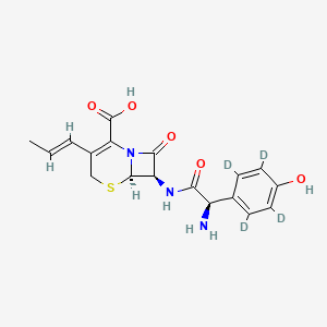 Chemical structure of Cefprozil-d4