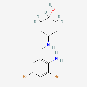 Chemical structure of Ambroxol-d5