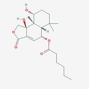 Chemical structure of Isonanangenine B