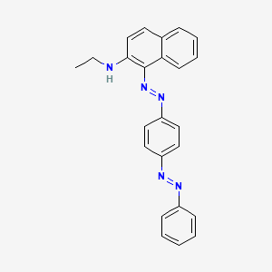 Chemical structure of Sudan Red 7B