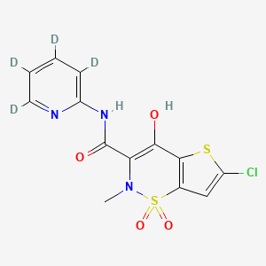 Chemical structure of Lornoxicam-d4