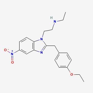 Chemical structure of N-Desethyletonitazene
