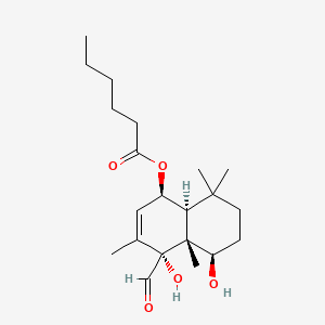 Chemical structure of Nanangenine F