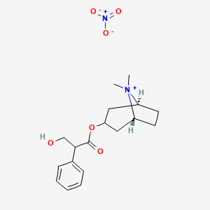 Chemical structure of Atropine methyl nitrate