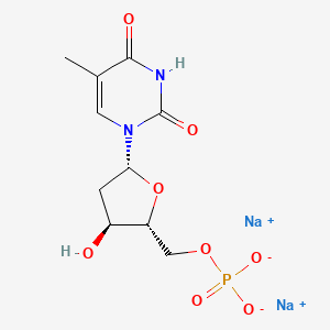 Chemical structure of 5'-Thymidylic Acid (sodium salt)