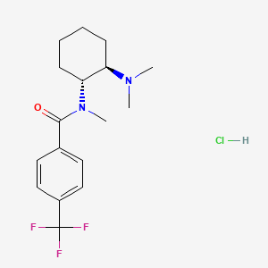 Chemical structure of 4-(Trifluoromethyl) U-47700 (hydrochloride)
