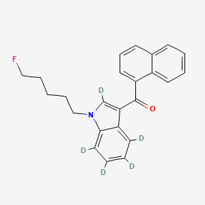 Chemical structure of AM2201-d5 (exempt preparation)