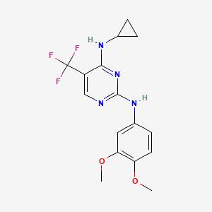Chemical structure of SBP-7455