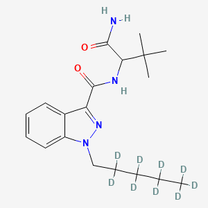 Chemical structure of ADB-PINACA-d9 (CRM)