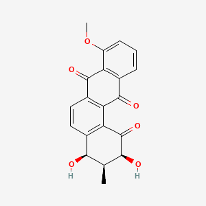 Chemical structure of Rubiginone D2