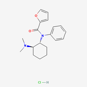 Chemical structure of Furanyl UF-17 (hydrochloride)