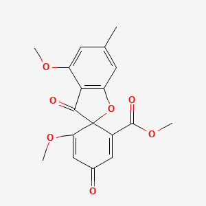 Chemical structure of Trypacidin