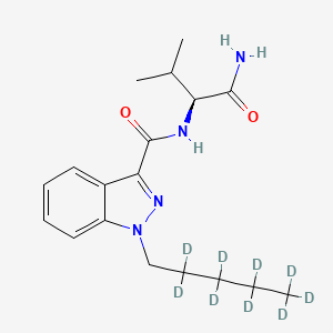 Chemical structure of AB-PINACA-d9 (exempt preparation)
