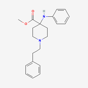 Chemical structure of Despropionyl Carfentanil
