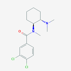 Chemical structure of U-47700-d6 (CRM)