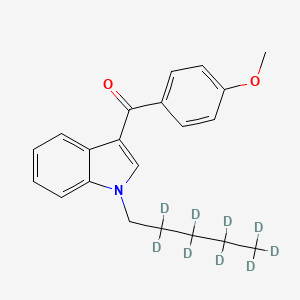 Chemical structure of RCS-4-d9 (exempt preparation)