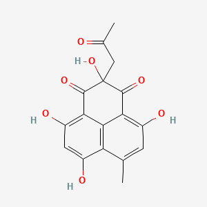 Chemical structure of 9-demethyl FR-901235