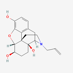 Chemical structure of Beta-naloxol