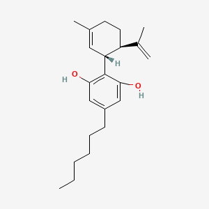 Chemical structure of CBDH