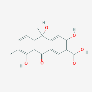 Chemical structure of hemi-Oxanthromicin A